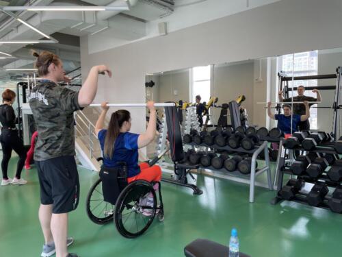 Спортивные занятия для инвалидов